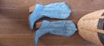 Cowboylaarzen 39 blauw zgan, Hoge laarzen, Blauw, Ophalen of Verzenden, Zo goed als nieuw