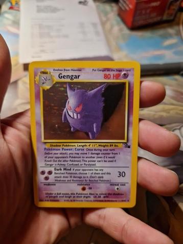Gengar Holo 5/62 Fossil 1999 Wotc beschikbaar voor biedingen
