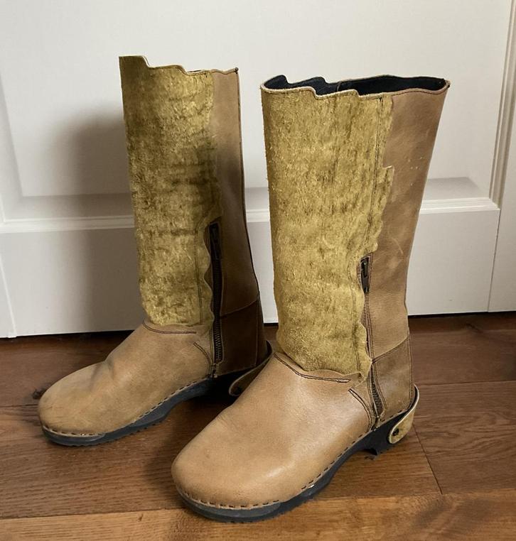 Zeer mooie en aparte laarzen van Jan Jansen in maat 39, Kleding | Dames, Schoenen, Zo goed als nieuw, Hoge laarzen, Overige kleuren