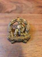 Baret embleem Afrika, Verzamelen, Ophalen of Verzenden, Landmacht, Overige gebieden, Embleem of Badge