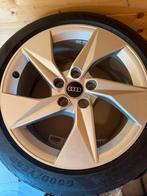 Originele Audi A3 17 inch lichtmetalen velgen met Goodyears, Auto-onderdelen, Banden en Velgen, Ophalen, Gebruikt, 17 inch, 205 mm
