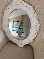 Barok stijl spiegel in kleur wit, Minder dan 50 cm, Ophalen of Verzenden, Zo goed als nieuw, Minder dan 100 cm