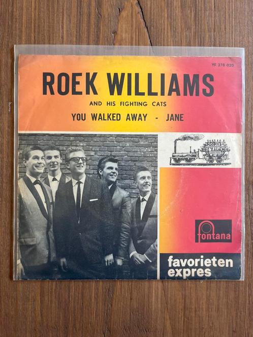 Roek Williams and his fighting cats - You walked awat, Cd's en Dvd's, Vinyl Singles, Zo goed als nieuw, Pop, Ophalen of Verzenden