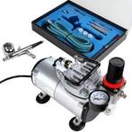 Airbrush set nieuw compressor spuit slang, Nieuw, Ophalen of Verzenden