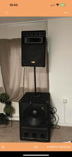 Subs van dap 1000 wat per stuk rcf  toppers is 500 wat, Muziek en Instrumenten, Versterkers | Keyboard, Monitor en PA, P.A., 1000 watt of meer