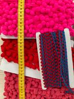 Bolletjes en elastiek band - Diverse kleuren, Ophalen of Verzenden, Nieuw, Lint, Band of Elastiek