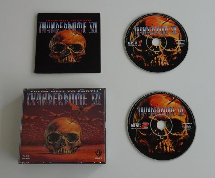 Thunderdome VI : From Hell To Earth 2xCD Hardcore 1994, Cd's en Dvd's, Cd's | Dance en House, Zo goed als nieuw, Overige genres