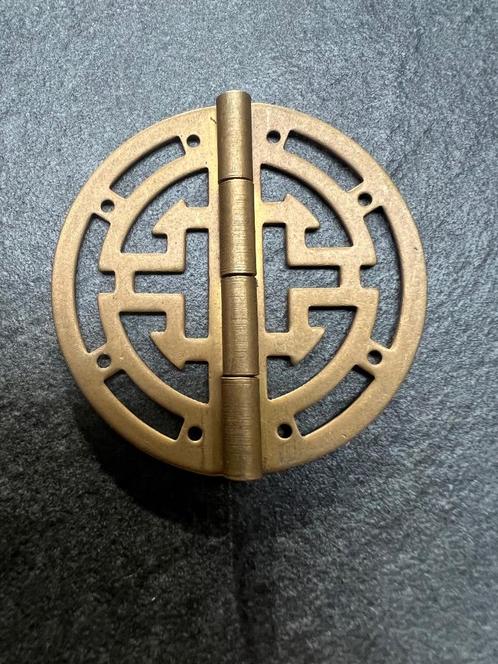 Chinese scharnier voor op een oosters chinees kastje rond, Huis en Inrichting, Woonaccessoires | Overige, Nieuw, Ophalen of Verzenden