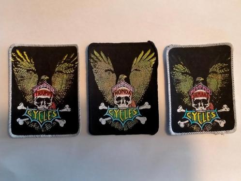 Triumph Honda Yamaha Motor cycles biker patch embleem logo, Hobby en Vrije tijd, Naaien en Fournituren, Nieuw, Ophalen of Verzenden