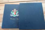 Malta in Davo Cristal met cassette. 1860-1977 meest postfris, Ophalen of Verzenden, Buitenland