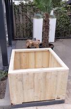 Bloembak, plantenbak hout op maat gemaakt. NIEUW, Rond, Nieuw, Ophalen of Verzenden, 60 tot 100 cm
