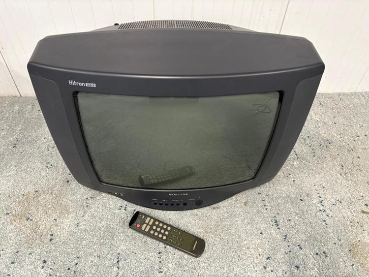 Samsung Hitron 20 inch CRT tv + remote, Audio, Tv en Foto, Vintage Televisies, Zo goed als nieuw, 40 tot 60 cm, Samsung, Ophalen of Verzenden
