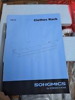 Kleding rek, kapstok wit met licht eikenkleur, Antiek en Kunst, Antiek | Meubels | Kasten, Ophalen