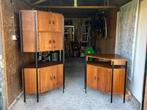 Simpla Lux hoek wandkasten / midcentury - retro - vintage, Ophalen, Minder dan 150 cm, 150 tot 200 cm, Overige houtsoorten