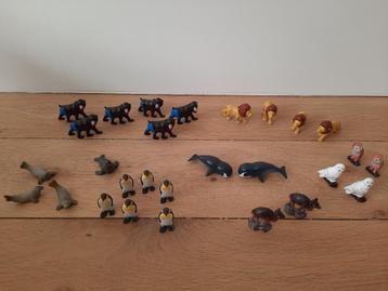 Set van diverse kleine diertjes (28 stuks) beschikbaar voor biedingen