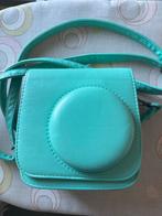 Mintgroene cameratas - instax mini, Ophalen of Verzenden, Zo goed als nieuw, Schoudertas, Overige merken