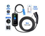 Type 2 EV Lader – 11 kW / 7,2 kW Draagbare Laadkabel (5m), Auto-onderdelen, Accu's en Toebehoren, Ophalen of Verzenden, Nieuw