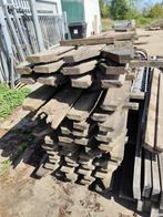 Geimpregneerde planken walbeschoeiing 60st, zware kwaliteit, Ophalen, Gebruikt, Planken, Hardhout