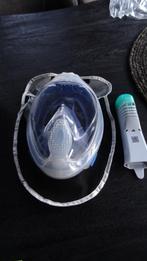 2 gezichtsbedekkende snorkelsnorkelset  maat s-m en m-l, Watersport en Boten, Ophalen of Verzenden, Gebruikt, Snorkelset