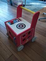 Houten loopwagen keuken Trolley kitchen set, Kinderen en Baby's, Speelgoed | Houten speelgoed, Ophalen, Gebruikt