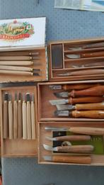 Houtsnij-mesjes en -gutsen, Hobby en Vrije tijd, Ophalen of Verzenden