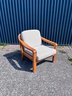 Vintage easy chair eiken dyrlund fauteuil, Ophalen, Gebruikt, X, C