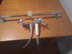 Vintage douche kraan, Frans, Ophalen, Gebruikt, Chroom, Douche