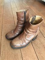 Bruine vintage western blokhak laarsje Sendra maat 37., Sendra, Bruin, Lage of Enkellaarzen, Ophalen of Verzenden