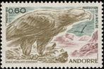FRANS ANDORRA 6 - Dieren: vogels (steenarend), Ophalen of Verzenden, Postfris, Dier of Natuur