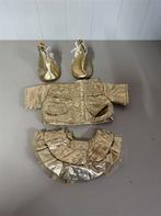 Build a Bear kleding - Gouden jas rok en schoenen, Ophalen of Verzenden, Zo goed als nieuw, Overige typen