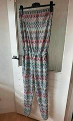 Kleurrijke strapless jumpsuit met stretch - maat 38 / m, Ophalen of Verzenden, Zo goed als nieuw, Maat 38/40 (M)
