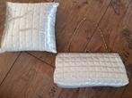 Bruidstas gebroken wit met parels / trouwring kussentje, Ophalen of Verzenden, Nieuw, Wit, Accessoires