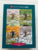 Heye puzzel 2000 stukjes ‘4 seasons’, Hobby en Vrije tijd, Denksport en Puzzels, Ophalen, Meer dan 1500 stukjes, Zo goed als nieuw
