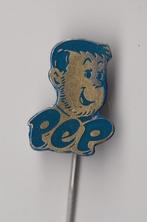Pep Geplastificeerd blauw speldje, Verzamelen, Speldjes, Pins en Buttons, Gebruikt, Niet vindbaar, Niet vindbaar, Speldje of Pin