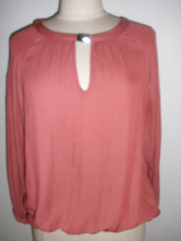 ZARA Basic bloes tuniek oud roze maat S - nieuw -, Kleding | Dames, Blouses en Tunieken, Nieuw, Maat 38/40 (M), Roze, Ophalen of Verzenden