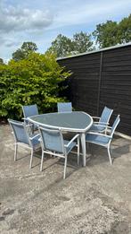 Tuinset loungeset, Ophalen of Verzenden, Gebruikt, Aluminium, Eettafel