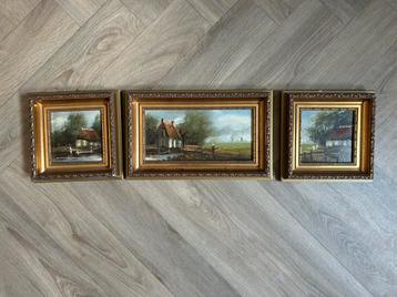 Drieluik B. De Vries ; vermoedelijk Giethoorn beschikbaar voor biedingen