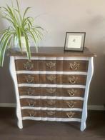 Beige/Taupe Buikkastje, Huis en Inrichting, Ophalen, Minder dan 50 cm, Gebruikt, Met lade(s)