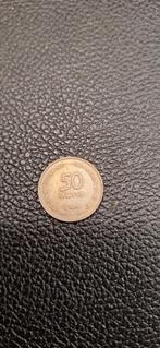 #1#   Israël 50 pruta 1949 zonder parel, Ophalen of Verzenden, Midden-Oosten