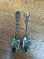 Twee zilveren theelepeltjes, Antiek en Kunst, Ophalen of Verzenden
