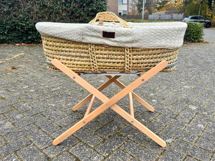 Moses Mand met Standaard, Kinderen en Baby's, Babywiegjes en Ledikanten, Zo goed als nieuw, Wieg, Ophalen