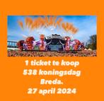 538 Koningsdag Breda ticket 27 april 2024, Eén persoon