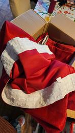 Set van 2 glansrode satijnen gordijnen, Ophalen of Verzenden, Katoen, 30 tot 200 cm, 120 cm of meer