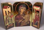 DB00 Drieluik Moeder Gods en Kindje Jezus (nieuw), Verzamelen, Religie, Verzenden, Nieuw, Beeld(je)