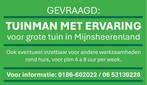 Tuinman met ervaring gezocht, Tuinonderhoud of Snoeiwerk