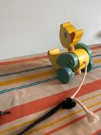 Houten Trek Eend Speelgoed, Kinderen en Baby's, Ophalen of Verzenden, Gebruikt, Duw- of Trekspeelgoed