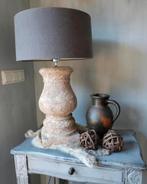 Prachtige landelijke lamp met kap, Huis en Inrichting, Ophalen, Zo goed als nieuw, Rond, 50 cm of meer