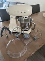 Smeg keukenmachine mixer creme, Ophalen, 4 liter of meer, 3 snelheden of meer, Zo goed als nieuw