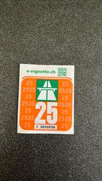 E-Vignette Zwitserland 2 stuks. Ook los te koop, Tickets en Kaartjes, Autovignetten, Drie personen of meer