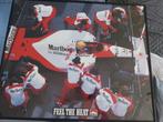 Poster Formule 1 Marlboro, Honda, Ayrton Senna, Gebruikt, Formule 1, Ophalen